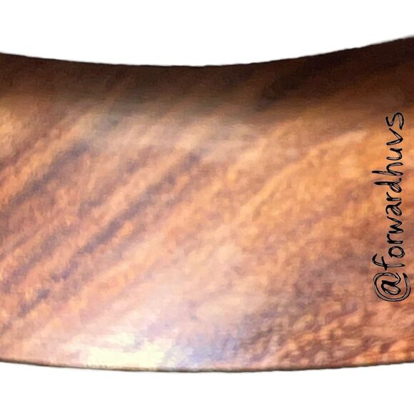 Handcrafted Wooden Bangle Bracelet – Natural Bohemian Style – 7.5” - Picture 5 of 7